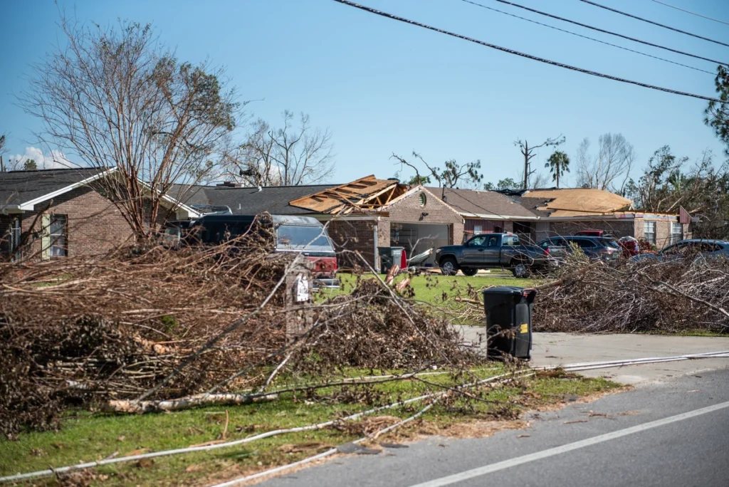severe roof damage type on Florida residential homes